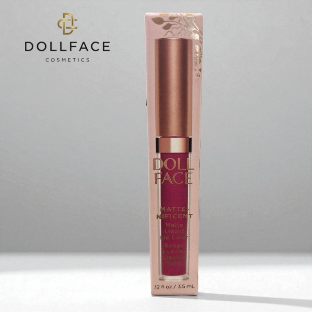 Doll Face Matte-Nificent Matte‎ Liquid Lip Color MLL-Holiday .12 oz.